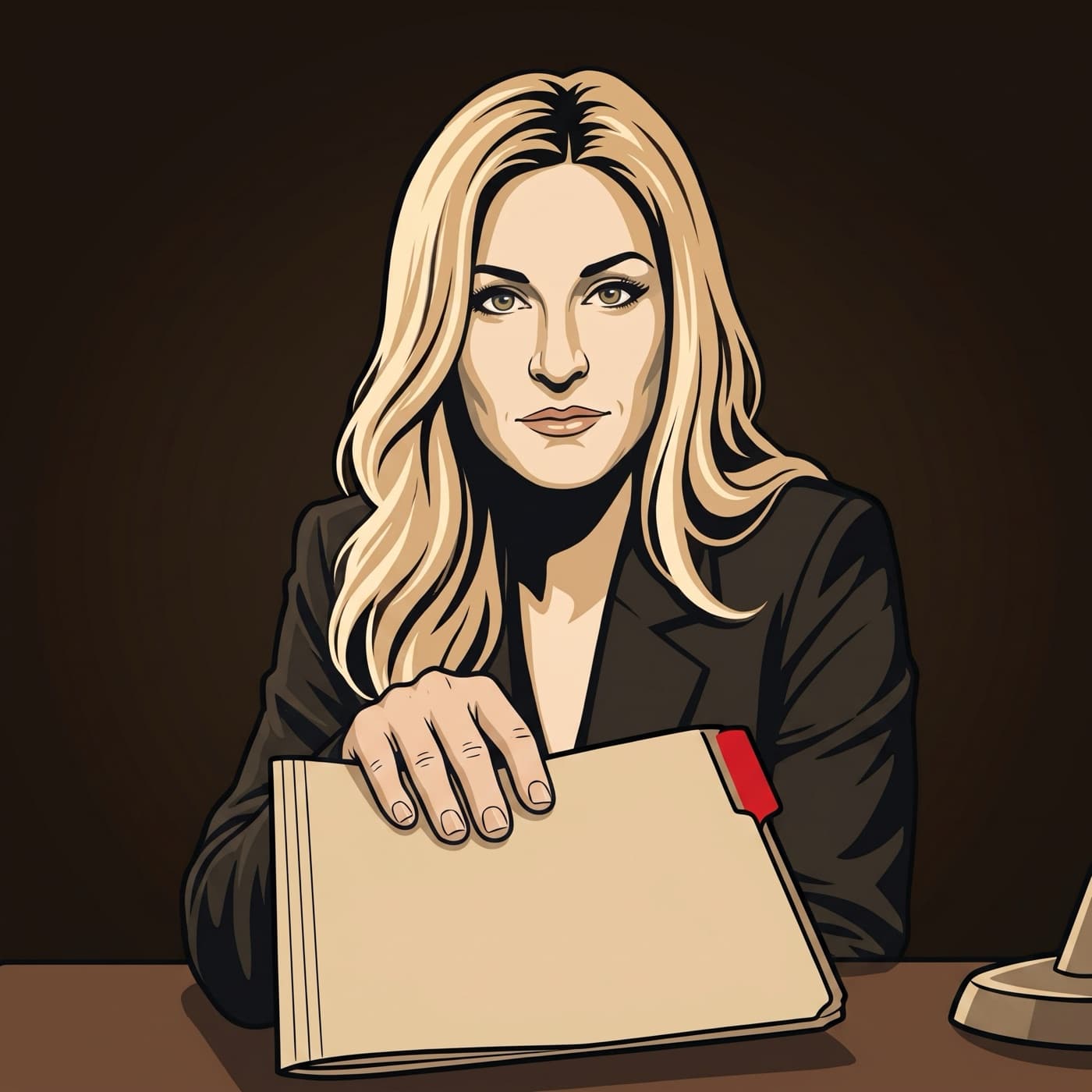 Detective Grace, hand on your case file